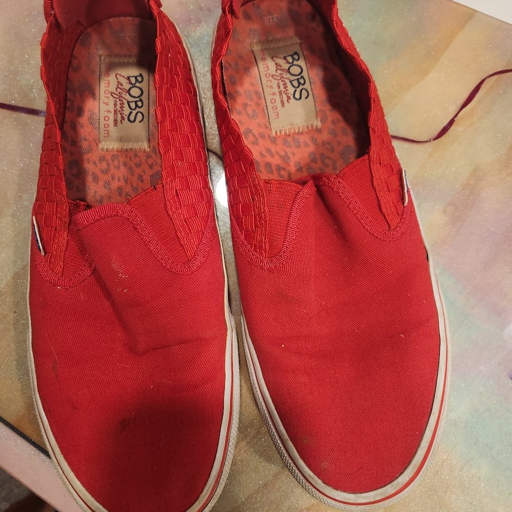 Bob's California From Skechers Memory Foam Slip On Shoes